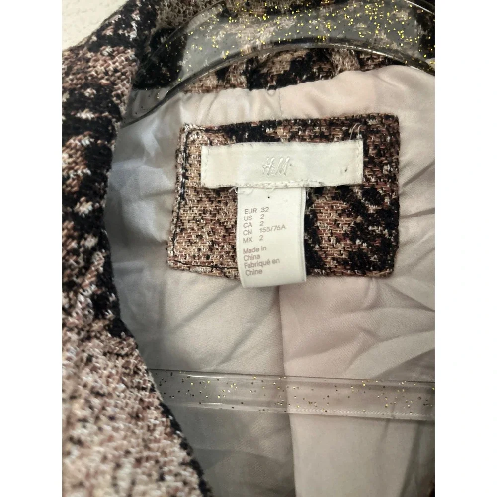H&M brown snakeskin